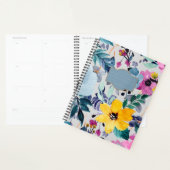 farbenfroh eleganter Watercolor Floral Planner Planer (Anzeige)