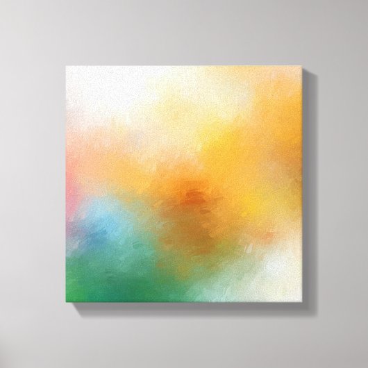 Farbenfroh Elegantes Design Moderne Abstrakte Kuns Leinwanddruck (Vorderseite)