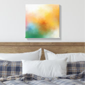 Farbenfroh Elegantes Design Moderne Abstrakte Kuns Leinwanddruck (Insitu (Schlafzimmer))