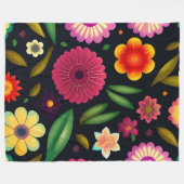 Farbenfroh Fleecedecke (Vorderseite (Horizontal))