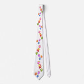 Farbenfroh fliegende Vögel Neck Tie Krawatte (Vorderseite)