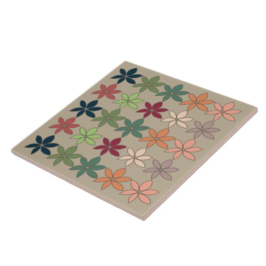 Farbenfroh Fliese (Seite)