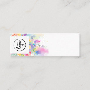 farbenfroh floral Perfume Tester Mini Visitenkarte