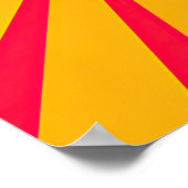 Farbenfroh Funky Evil Eye Poster (Ecke)