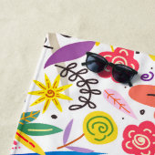farbenfroh funky tropical hawaiian strandtuch (Beispiel)