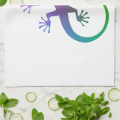 Farbenfroh Gecko Handtuch (Gefaltet)