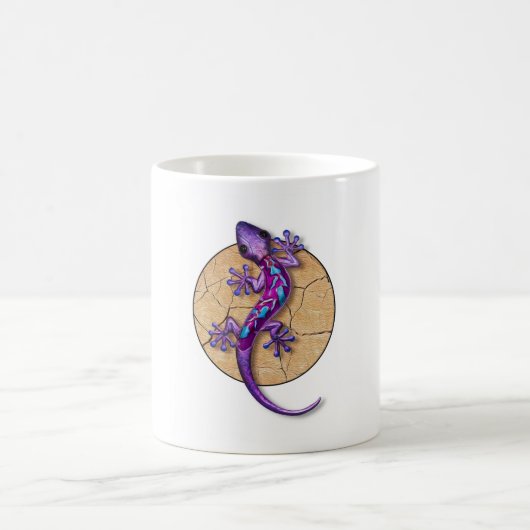Farbenfroh Gecko Kaffeetasse (Mittel)