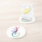 Farbenfroh Gecko Sandstein Untersetzer (Seite)