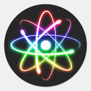 Farbenfroh   Geek Geschenke Runder Aufkleber
