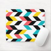 Farbenfroh, geometrisch, cool, einzigartig, trendi mousepad (Mit Mouse)
