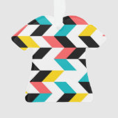 Farbenfroh, geometrisch, cool, einzigartig, trendi ornament (Vorderseite)