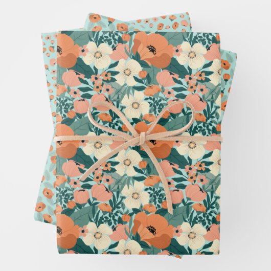 Farbenfroh Geschenkpapier Set (Beispiel)