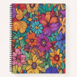 Farbenfroh geschmolzenes Gold #52 - Spiral-Noteboo Notizblock