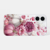 farbenfroh gestaltete Custom Pumpkin und Blume iPhone 16 Hülle (Rückseite (Horizontal))