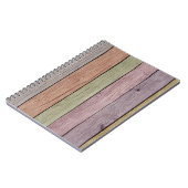 Farbenfroh gestrichenes Holz Notizblock (Linke Seite)