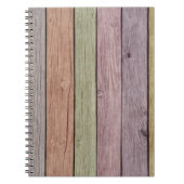 Farbenfroh gestrichenes Holz Notizblock (Vorderseite)