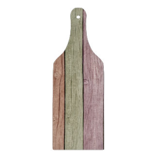 Farbenfroh gestrichenes Holz Schneidebrett
