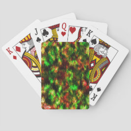 Farbenfroh grün, gelb bis rot mit Federwirkung Spielkarten