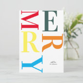 Farbenfroh | Happy Holiday (Stehend Vorderseite)