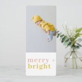 Farbenfroh + hell mit Foto | Happy Holiday (Stehend Vorderseite)