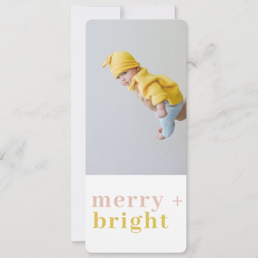 Farbenfroh + hell mit Foto | Happy Holiday (Vorderseite)