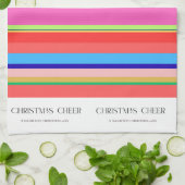 Farbenfroh hell Moderne Weihnachtsküche Handtuch (Gefaltet)