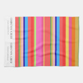 Farbenfroh hell Moderne Weihnachtsküche Handtuch (Horizontal)