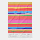 Farbenfroh hell Moderne Weihnachtsküche Handtuch (Vertikal)