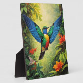 Farbenfroh Hummingbird Fotoplatte (Seite)