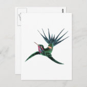 Farbenfroh Hummingbird Postkarte (Vorne/Hinten)