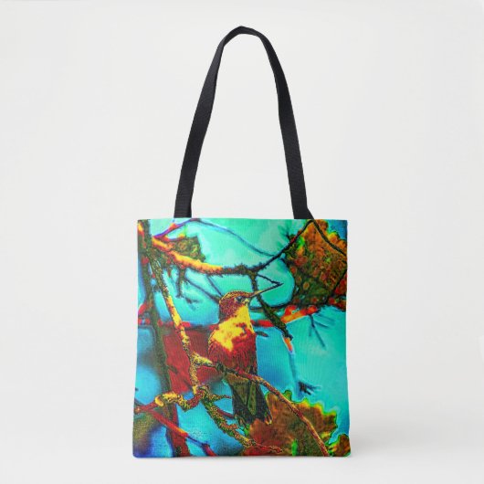 Farbenfroh Hummingbird Tasche (Vorderseite)