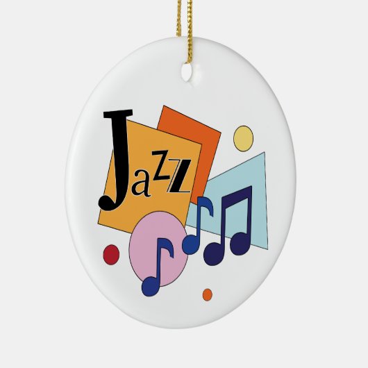 Farbenfroh Jazz Modernes Art Design Keramik Ornament (Rechts)