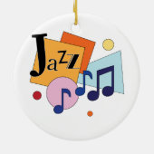 Farbenfroh Jazz Modernes Art Design Keramik Ornament (Hinten)
