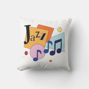 Farbenfroh Jazz Modernes Art Design Kissen