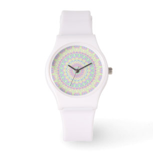 Farbenfroh Kaleidoskop  Armbanduhr