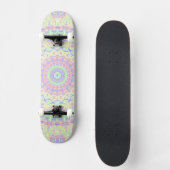 Farbenfroh Kaleidoskop Skateboard (Vorderseite)