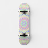 Farbenfroh Kaleidoskop Skateboard (Vorderseite)