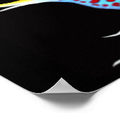 Farbenfroh-Kilifish-Poster Poster (Ecke)