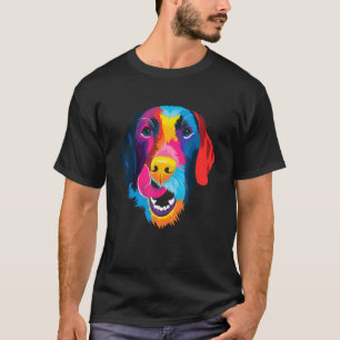 Farbenfroh Labrador Abstrakt farbenfroh Labrador P T-Shirt