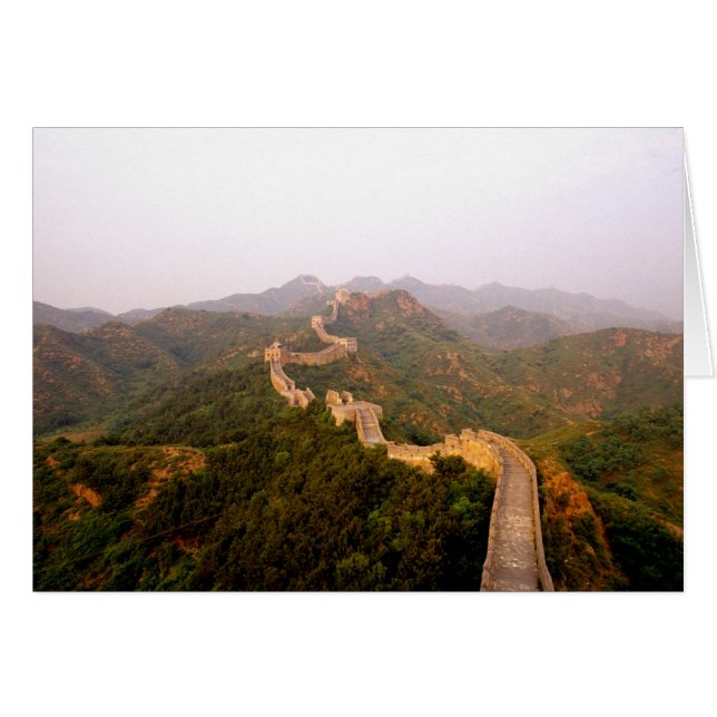 Farbenfroh landschaftlich an der großen Mauer der  (Vorderseite (Horizontal))