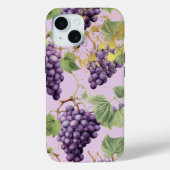 Farbenfroh Lila, Mauve Grapevine Gold Akzent Case-Mate iPhone Hülle (Rückseite)