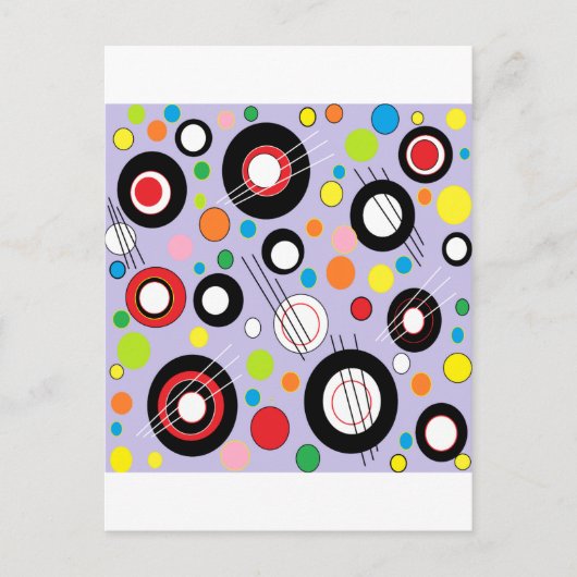 Farbenfroh Lilac Postkarte (Vorderseite)