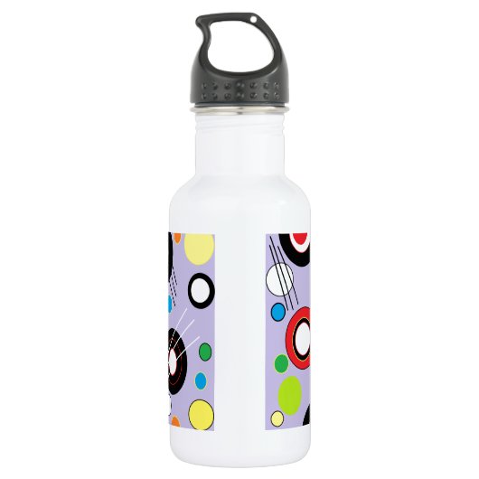 Farbenfroh Lilac Trinkflasche (Rückseite)