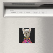 Farbenfroh Llama Magnet (In Situ (Geschirrspüler))