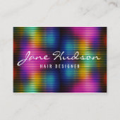 Farbenfroh Minimalistisch Elegantes Design Visitenkarte (Vorderseite)