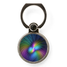 Farbenfroh mit blauem, modernem Abstraktem Fraktal