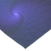 Farbenfroh mit blauem, modernem Abstraktem Fraktal Kurzer Tischläufer (Ecke)