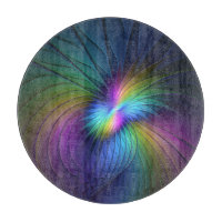 Farbenfroh mit blauem, modernem Abstraktem Fraktal