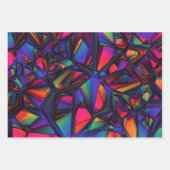 Farbenfroh, modern Abstrakt 2 Geschenkpapier Set (Vorderseite 2)