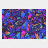 Farbenfroh, modern Abstrakt 2 Geschenkpapier Set (Vorderseite 3)